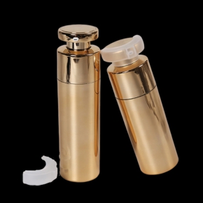 Frost pmma gold skincare packaging bottle