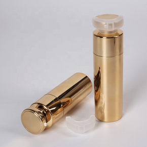 Frost pmma gold skincare packaging bottle