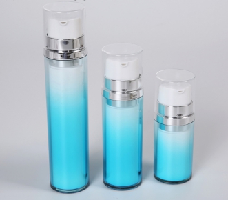 slim airless bottle double wall serum packaging