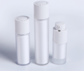 Rotary twist up design cosmetic airless packaging