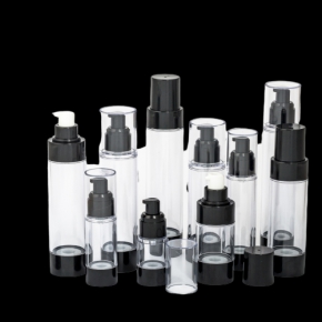 Lotion pump skin care bottles airless cosmetic plastic  bottle packaging