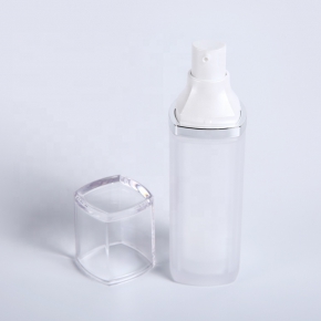 Luxury 30ml 50ml personal care  cosmetic airless pump bottle