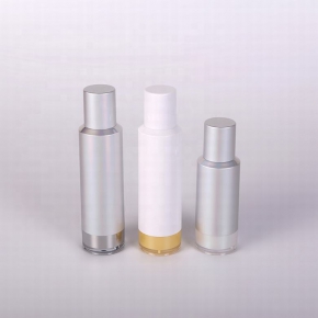 Provide customization round luxury airless bottle cosmetic 20ml  30ml