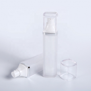 Luxury 30ml 50ml personal care  cosmetic airless pump bottle