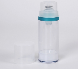 Airless pump bottle lotion vacuum blue bottle for skincare