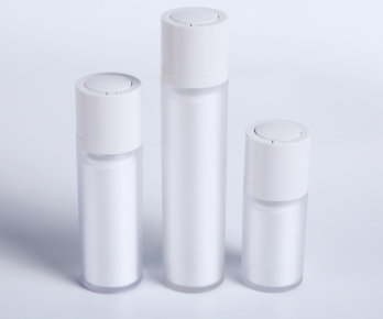 Rotary twist up design cosmetic airless packaging