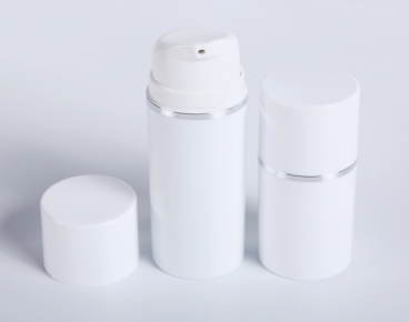 white 50ml 100ml pp airless bottle for sunscreen