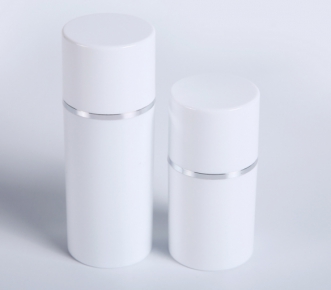 white 50ml 100ml pp airless bottle for sunscreen